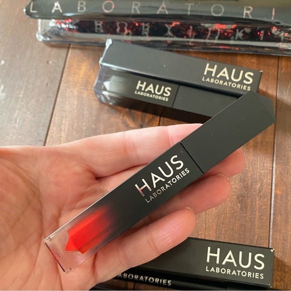 HAUS LABORATORIES HAUS of Future Hollywood Red Lip Kit Liquid Shadow Lady Gaga - Picture 8 of 13
